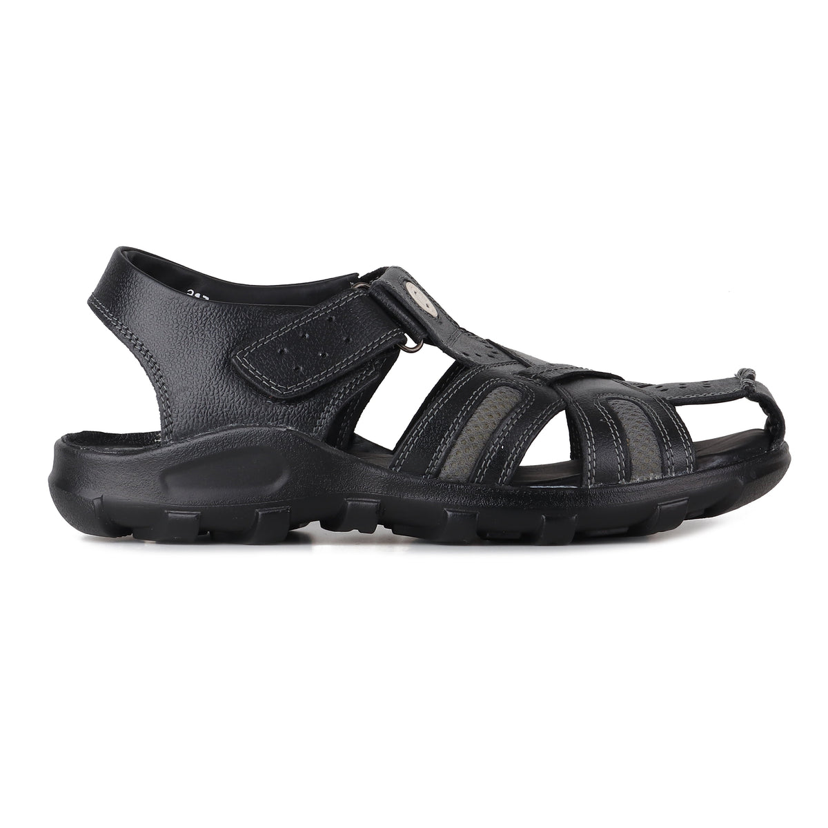 Red Chief Black Sandal for Men RC0317 045