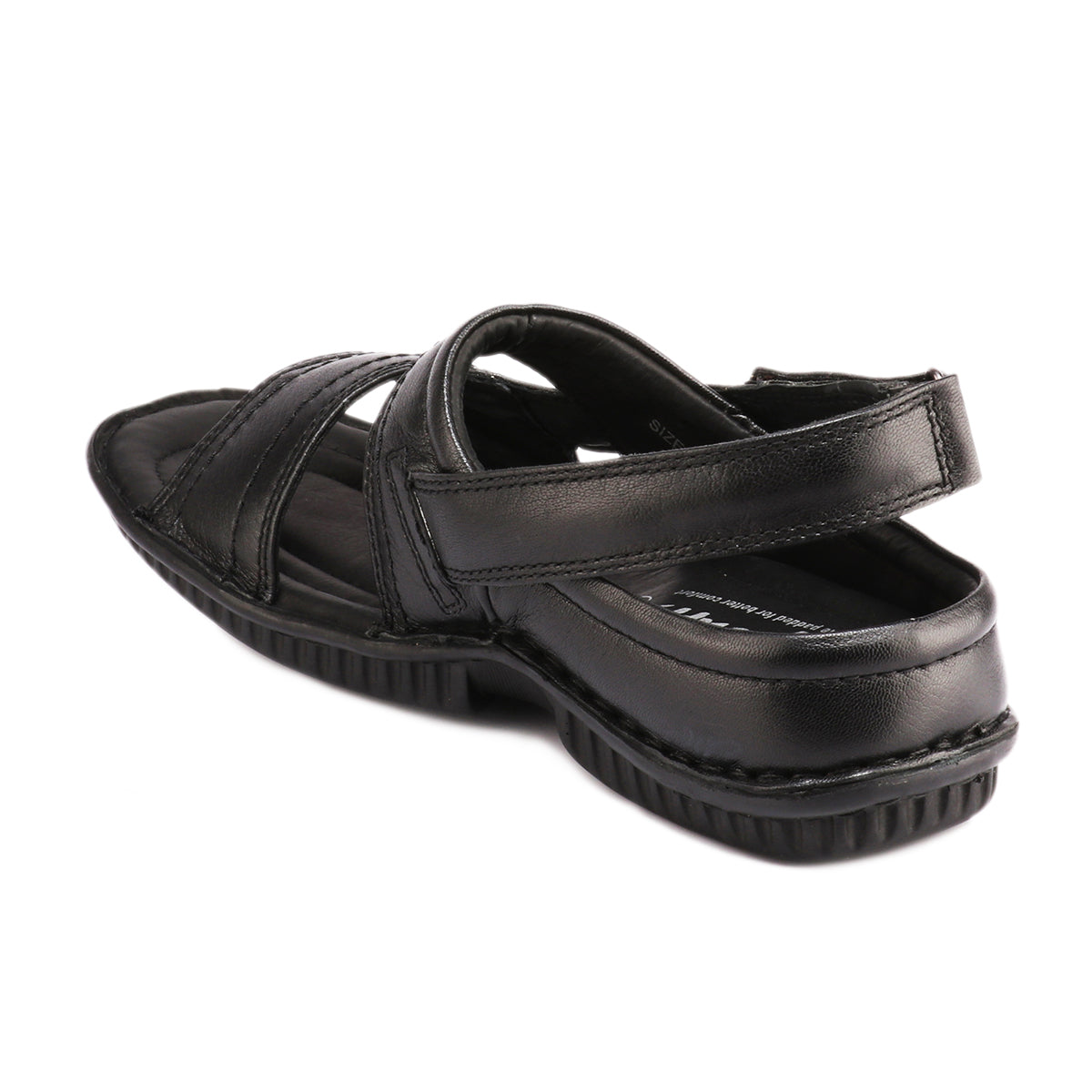 Red Chief Black Sandal for Men RC247N 001