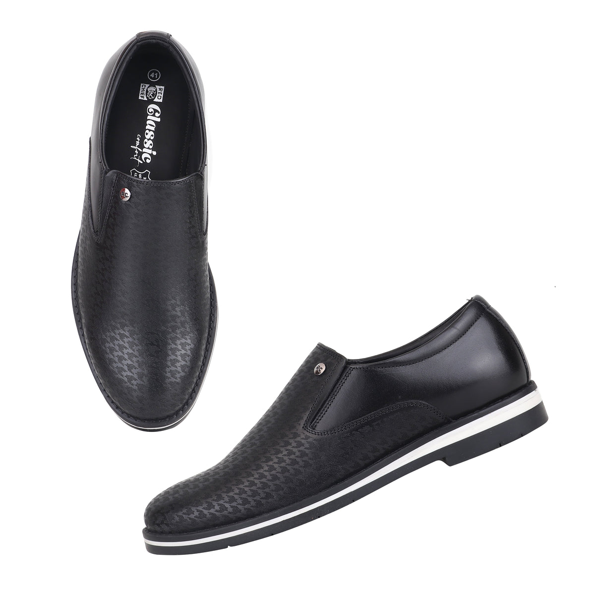Red Chief Black Casual Sneaker Shoes for Men RC4015 001