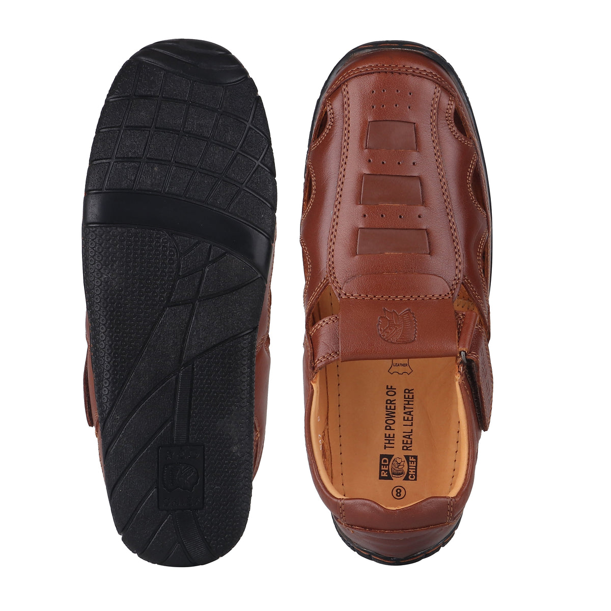 Red Chief Tan Sandal for Men RC547 287