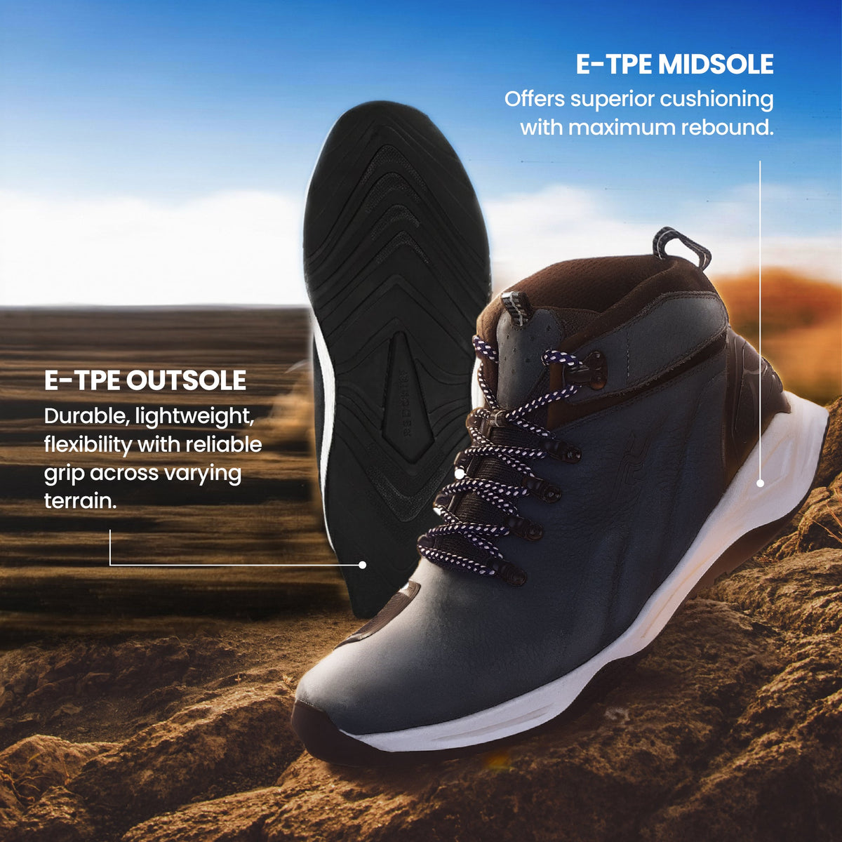 Red Chief Navy Color Casual Boot Shoes for Men RC1871 156