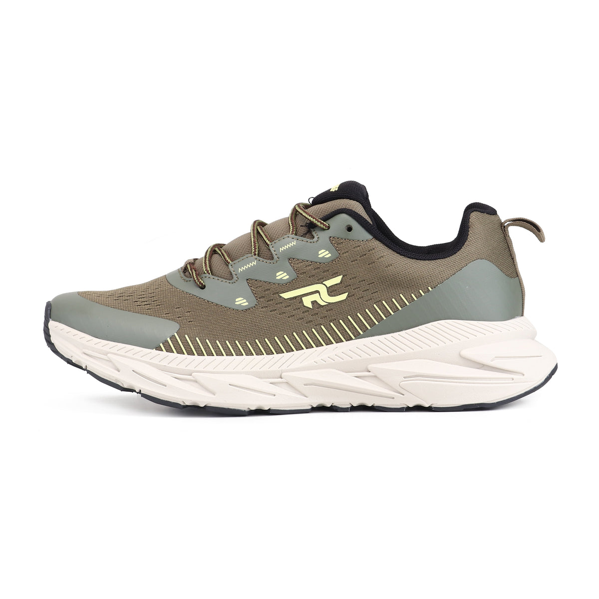 Red Chief Sports Olive Green Color & Low Ankle Lace-Up Comfortable Hiker Shoes for Men |H20049 G0045