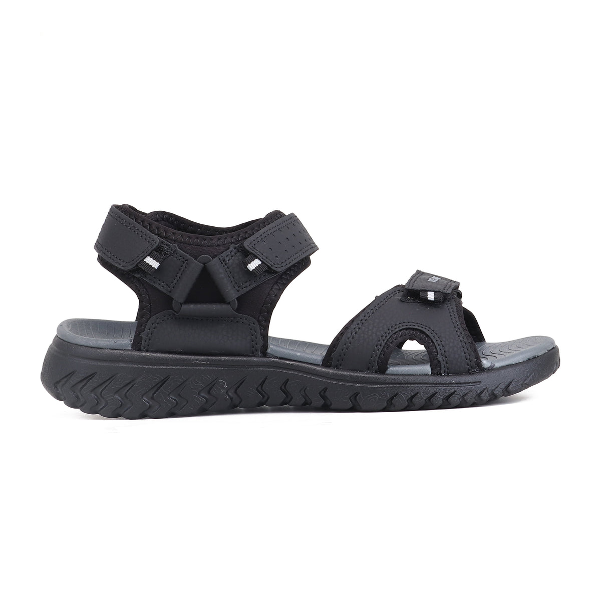 RC SPORTS Black Sandal for Men SM804 001