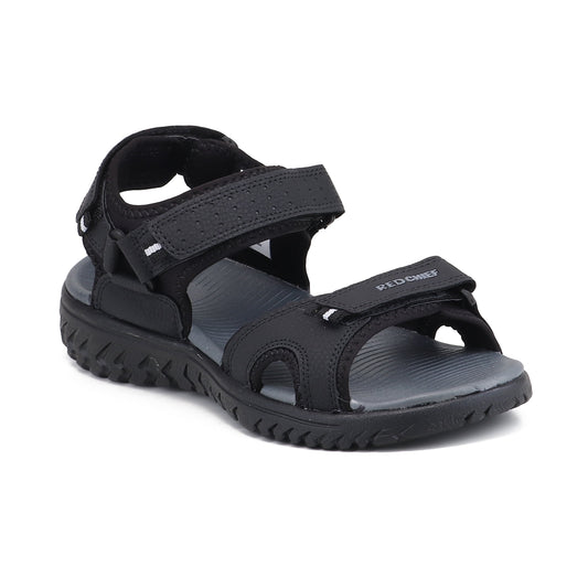 RC SPORTS Black Sandal for Men SM804 001