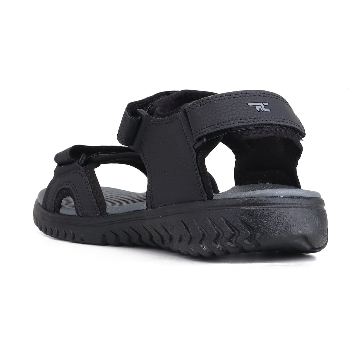 RC SPORTS Black Sandal for Men SM804 001