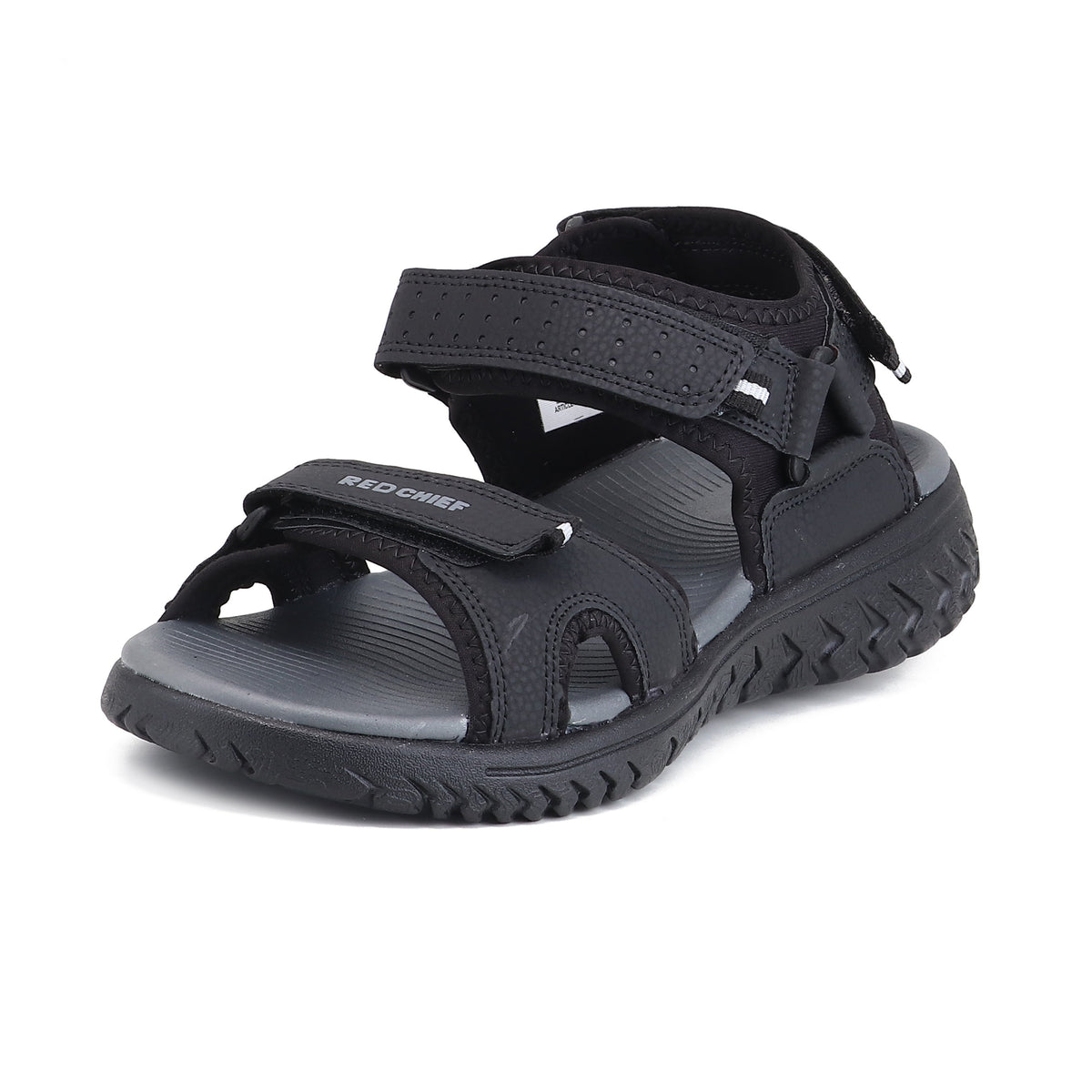 RC SPORTS Black Sandal for Men SM804 001