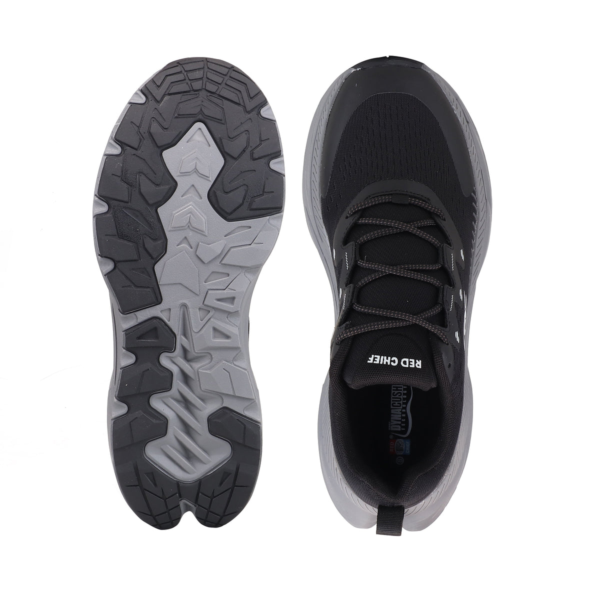 Red Chief Sports Black Color & Low Ankle Lace-Up Comfortable Hiker Shoes for Men |H20049 001