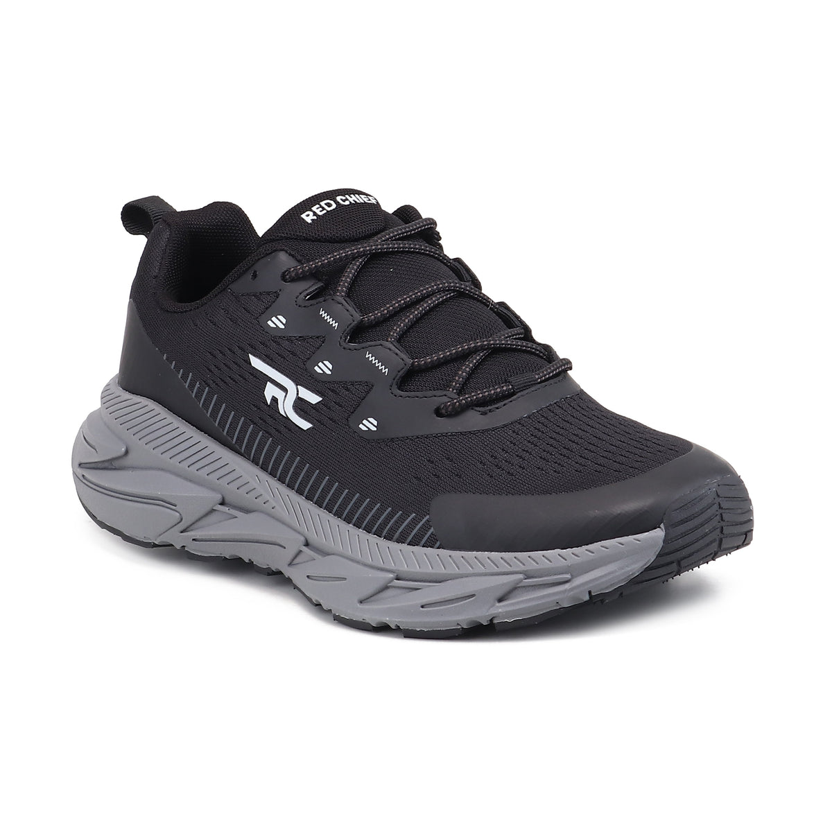 Red Chief Sports Black Color & Low Ankle Lace-Up Comfortable Hiker Shoes for Men |H20049 001