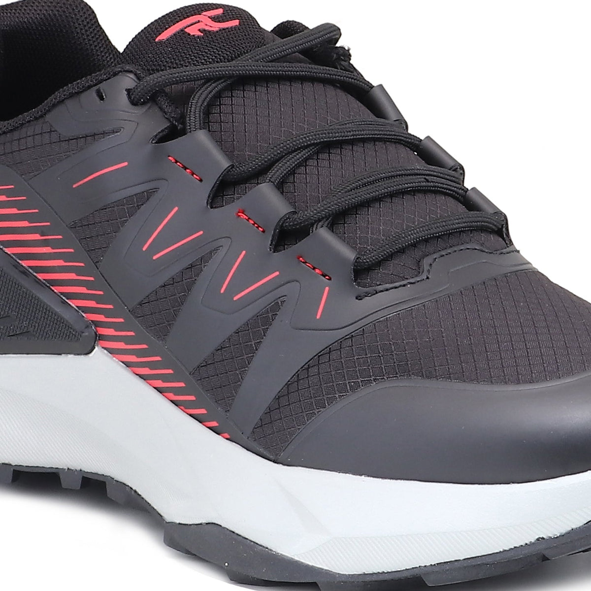 Red Chief Sports Black Color & Low Ankle Lace-Up Comfortable Hiker Shoes for Men |H20048 001