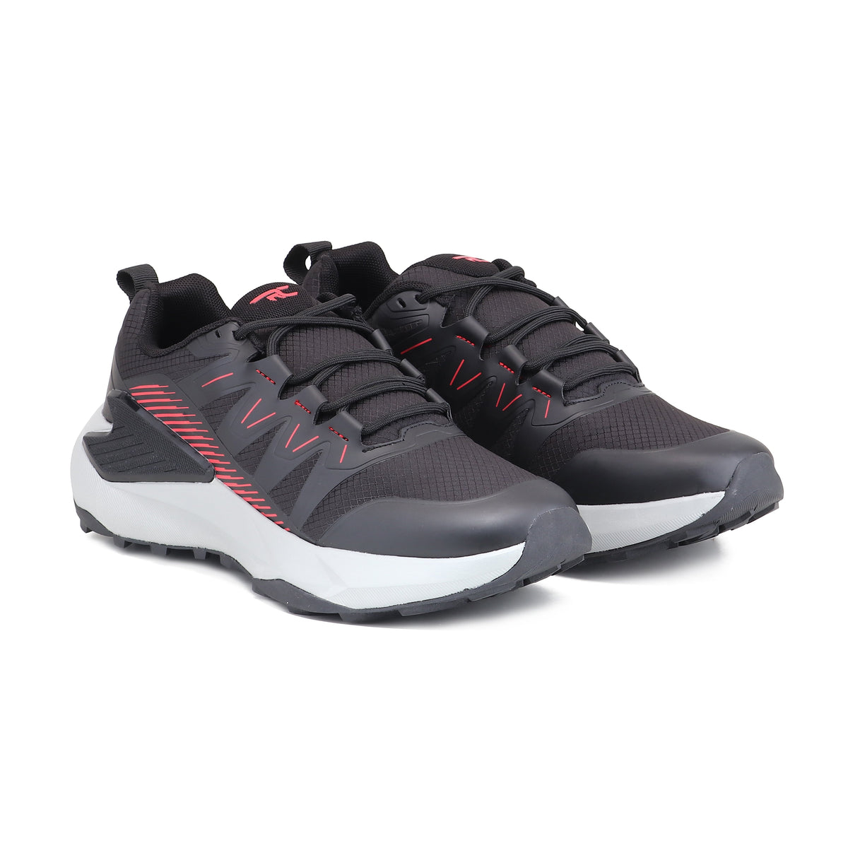 Red Chief Sports Black Color & Low Ankle Lace-Up Comfortable Hiker Shoes for Men |H20048 001
