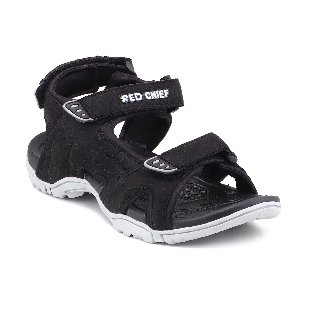 RC SPORTS Black Sandal for Men SM814 001