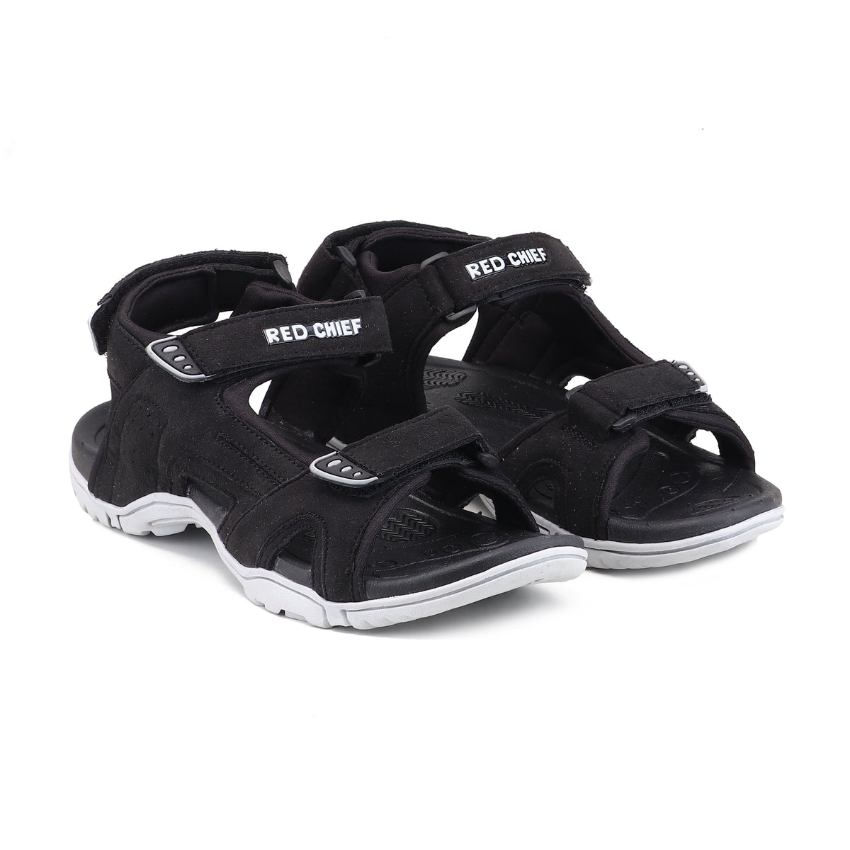 RC SPORTS Black Sandal for Men SM814 001