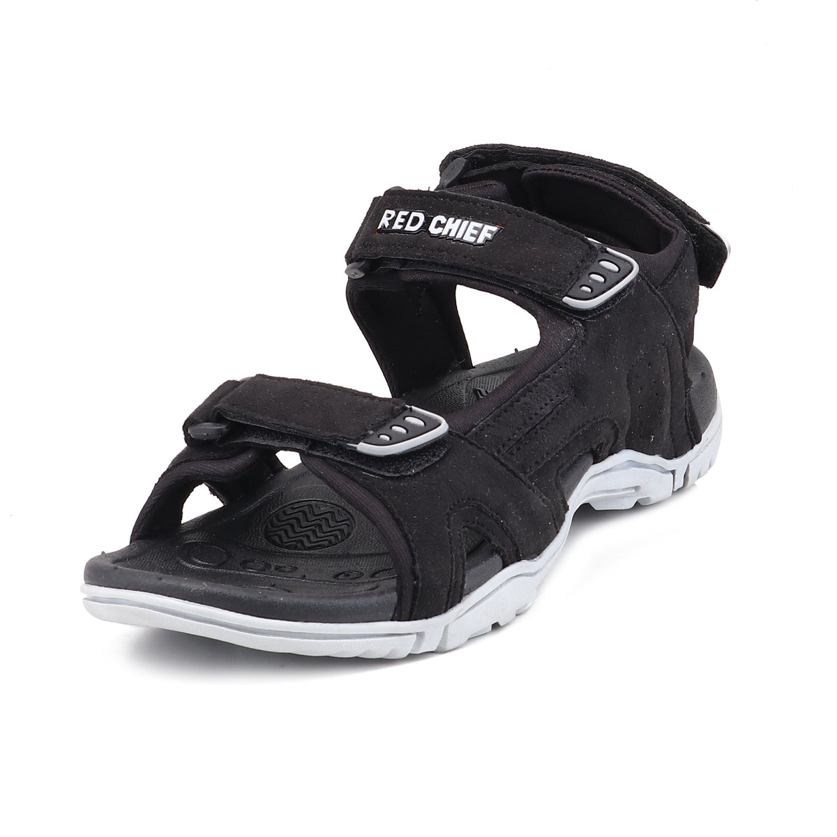 RC SPORTS Black Sandal for Men SM814 001
