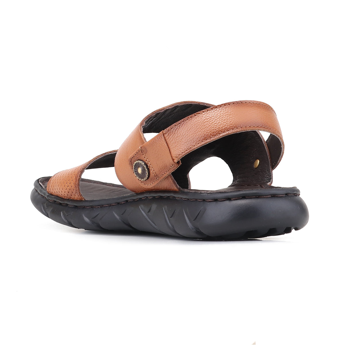 RED CHIEF Tan Leather Sandal for Men RC4087 006