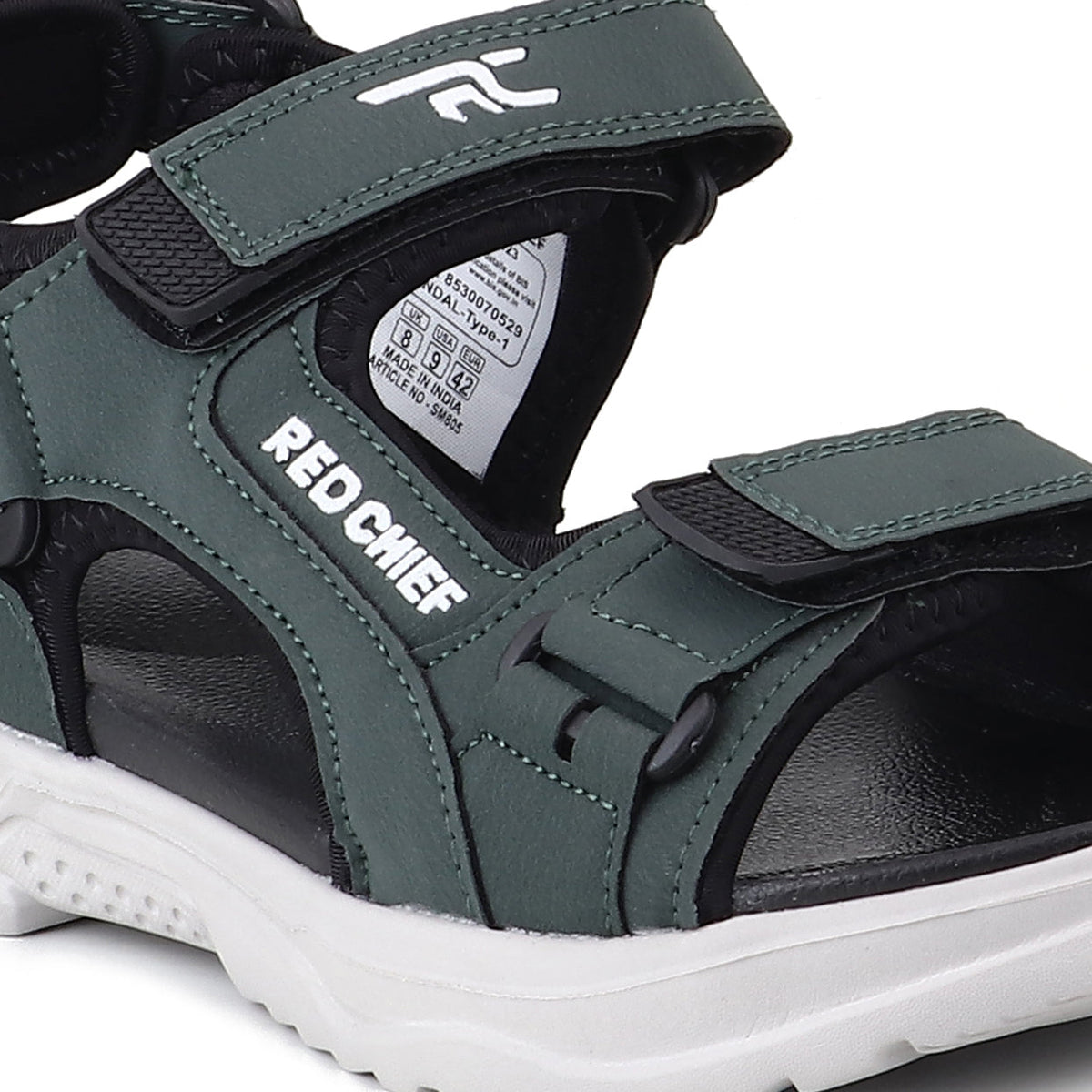 RC SPORTS Green Sandal for Men SM805 C1210