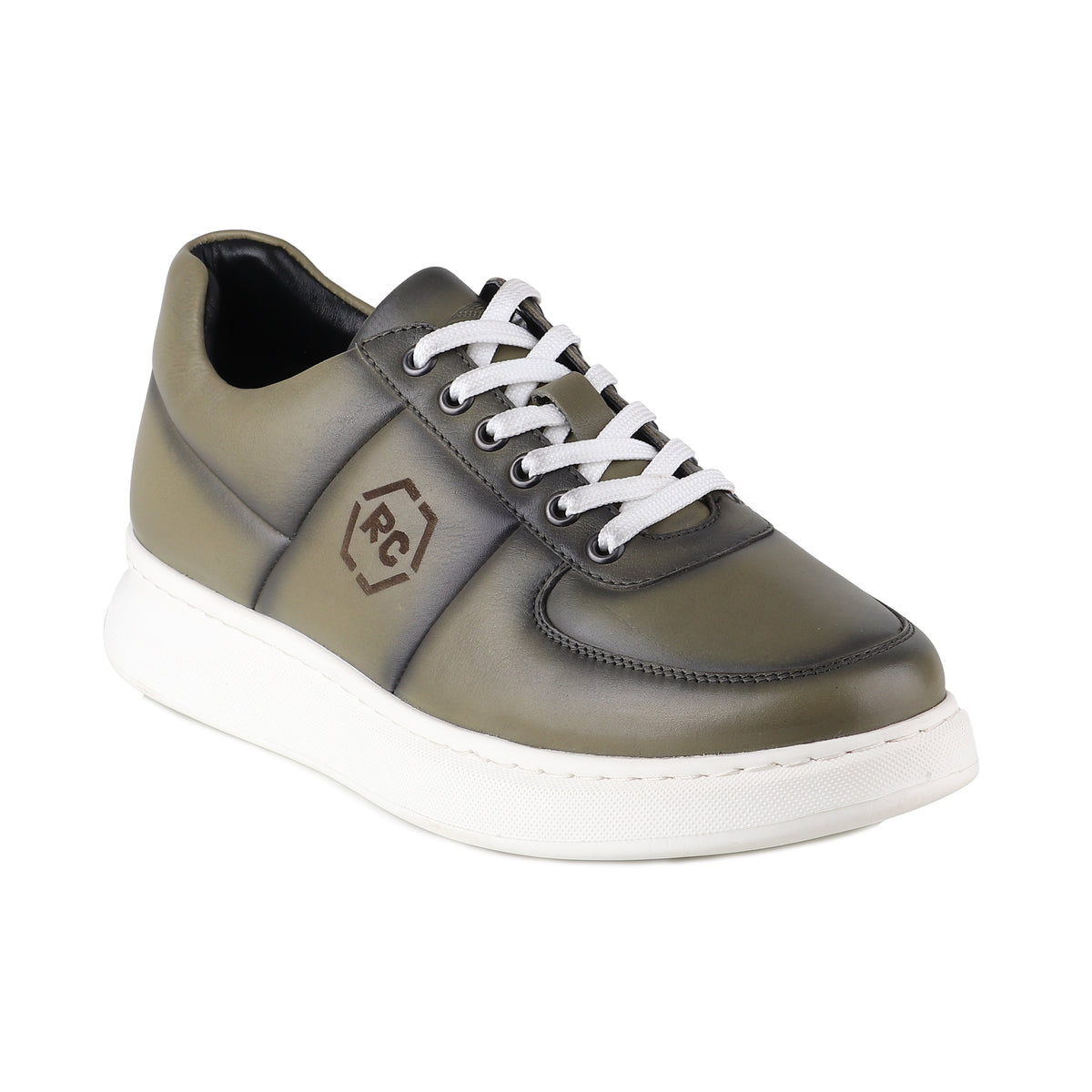 REDCHIEF Olive Leather Casual Oxford for Men RC3949 124