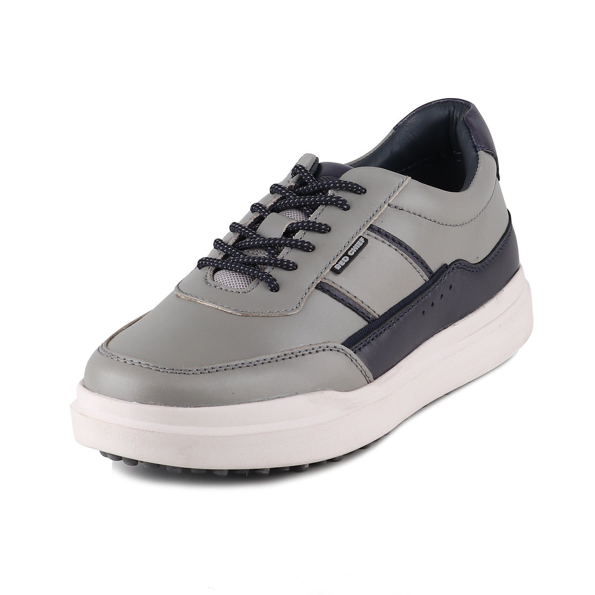 REDCHIEF Grey/Black Leather Casual Sneaker for Men RC3944 047