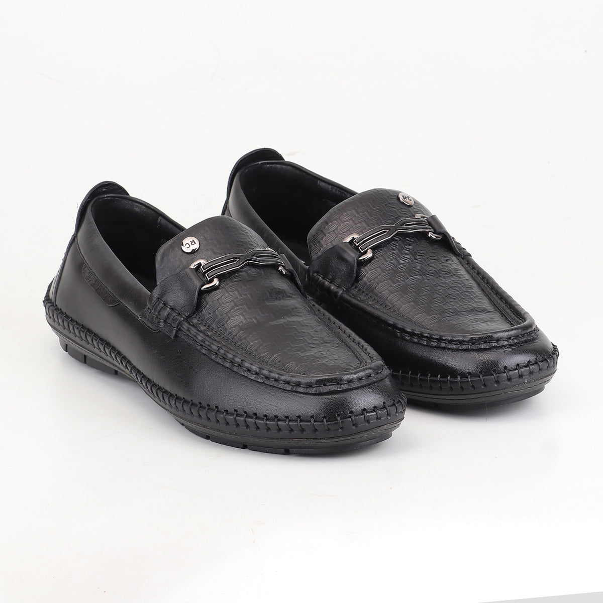 Red Chief Black Casual Loafer Shoes for Men RC4007 001