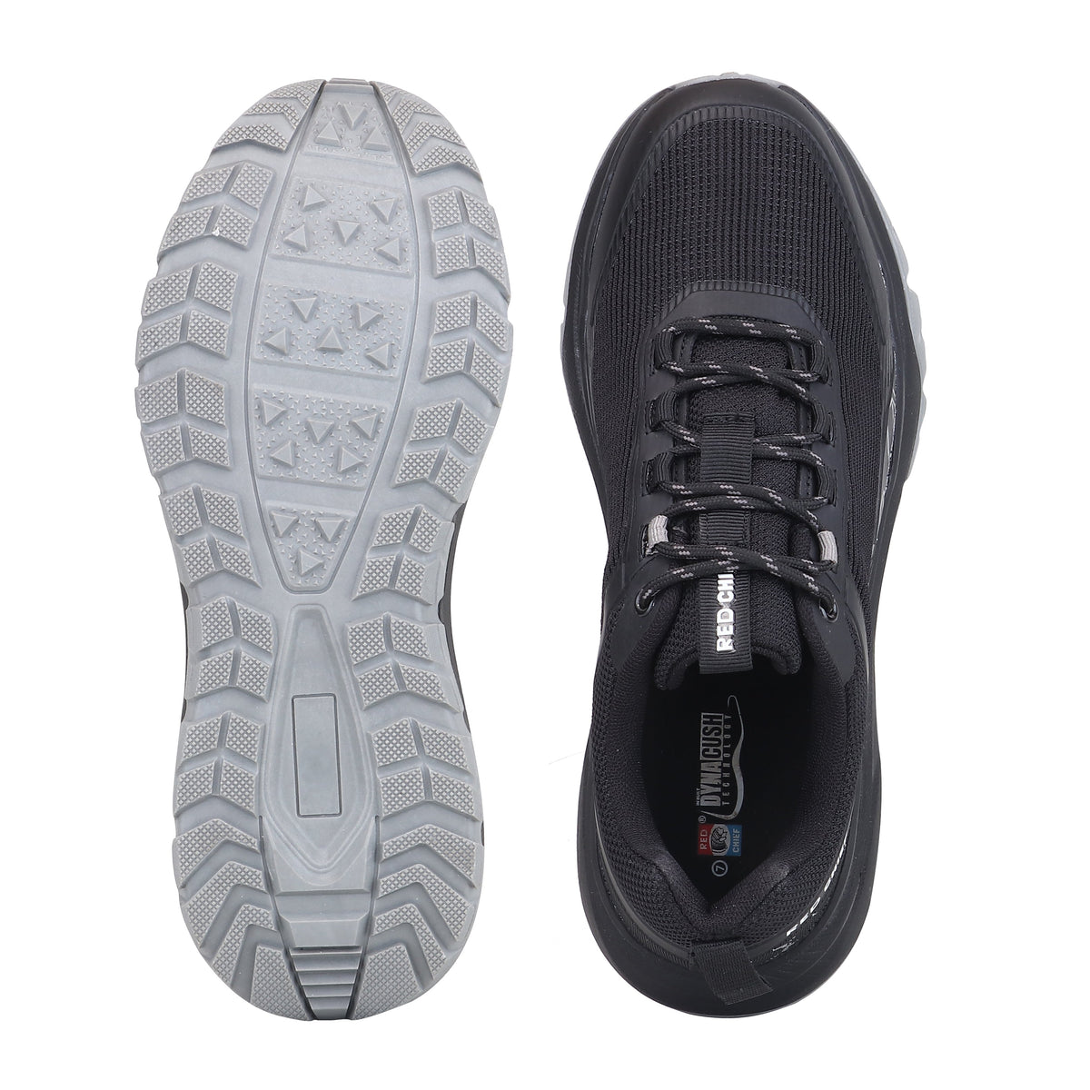 Red Chief Sports Black Color & Low Ankle Lace-Up Comfortable Hiker Shoes for Men |H20044 001
