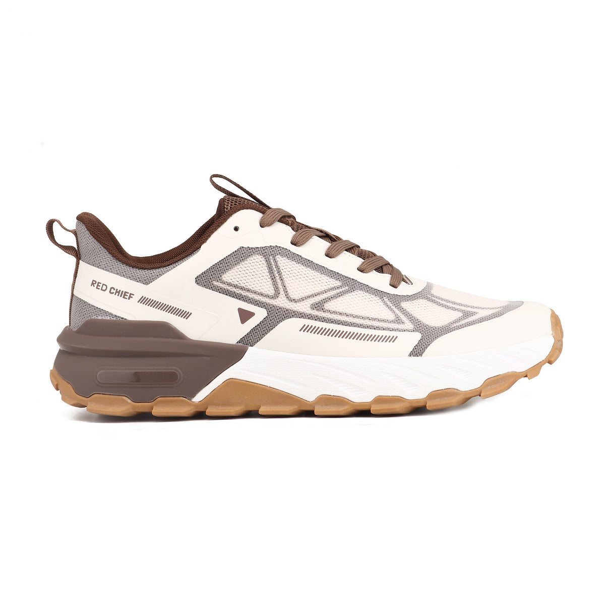 Red Chief Sports Beige-Taupe Color & Low Ankle Lace-Up Comfortable Hiker Shoes for Men H20046 CD14