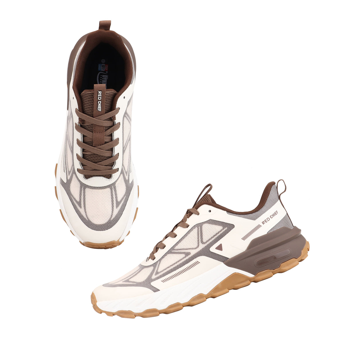 Red Chief Sports Beige-Taupe Color & Low Ankle Lace-Up Comfortable Hiker Shoes for Men H20046 CD14