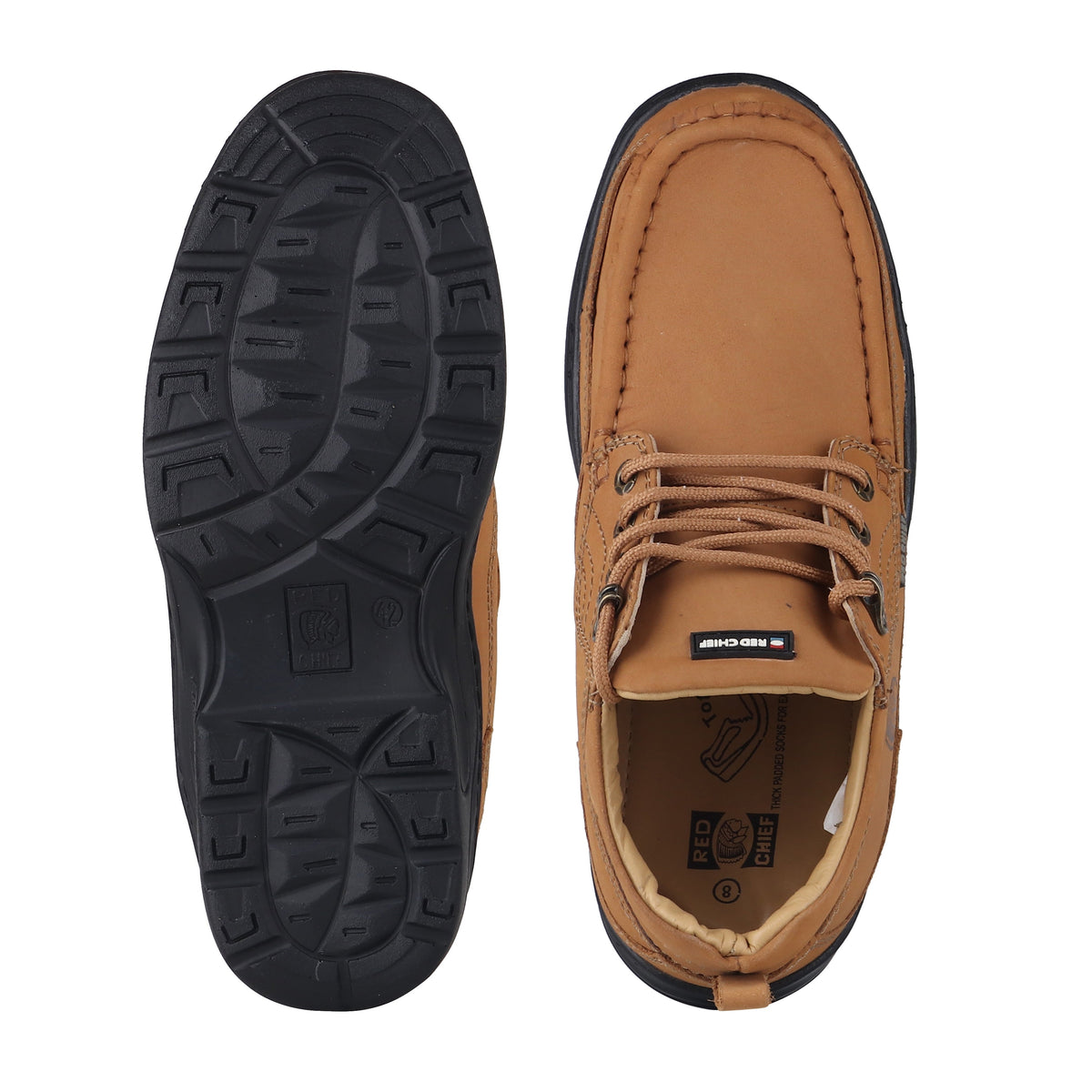 Red Chief Genuine Leather Low Ankle Lace Up Casual Fit Shoes For Men |RC1211 022