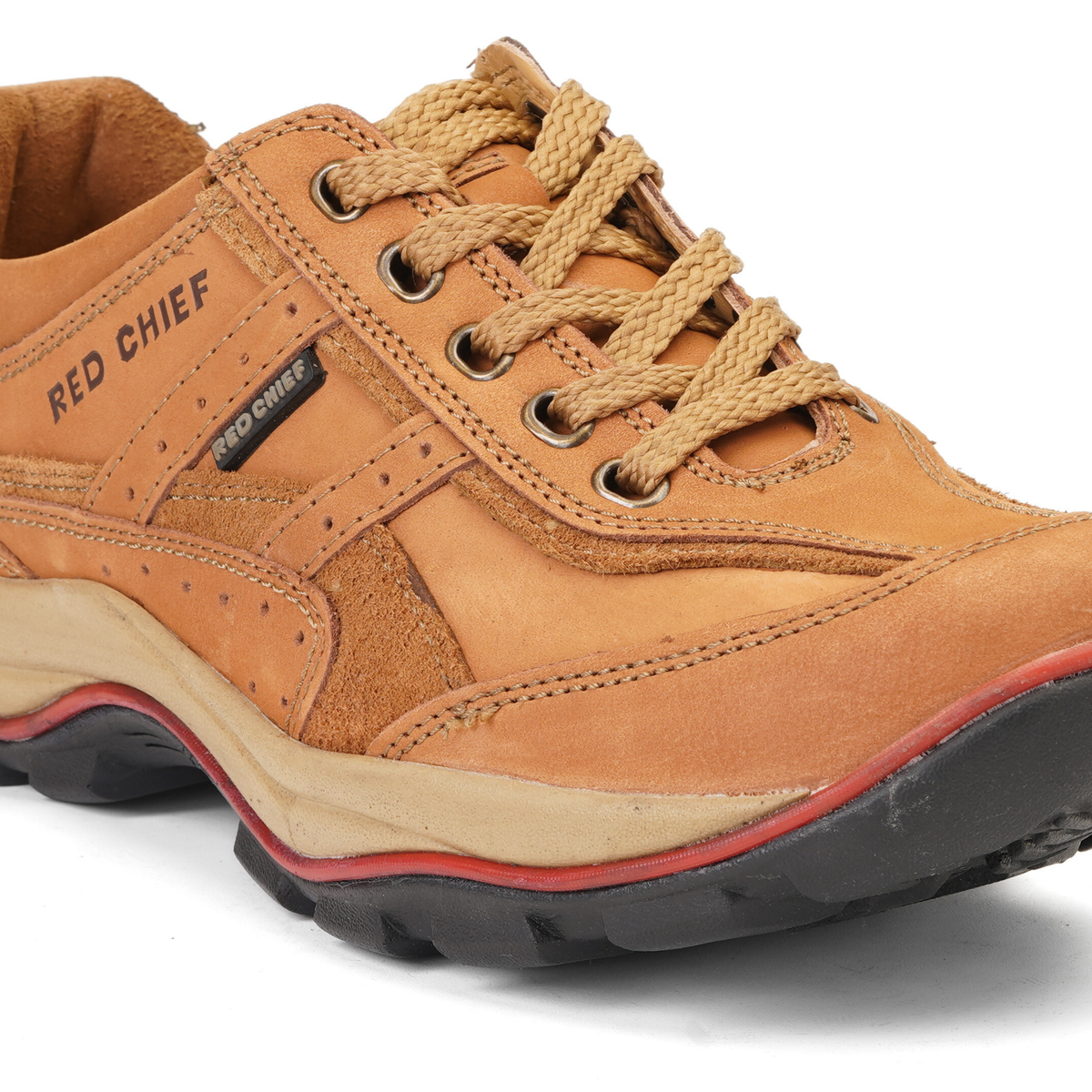 Red Chief Genuine Leather Low Ankle Lace Up Casual Fit Shoes For Men |RC2020 022
