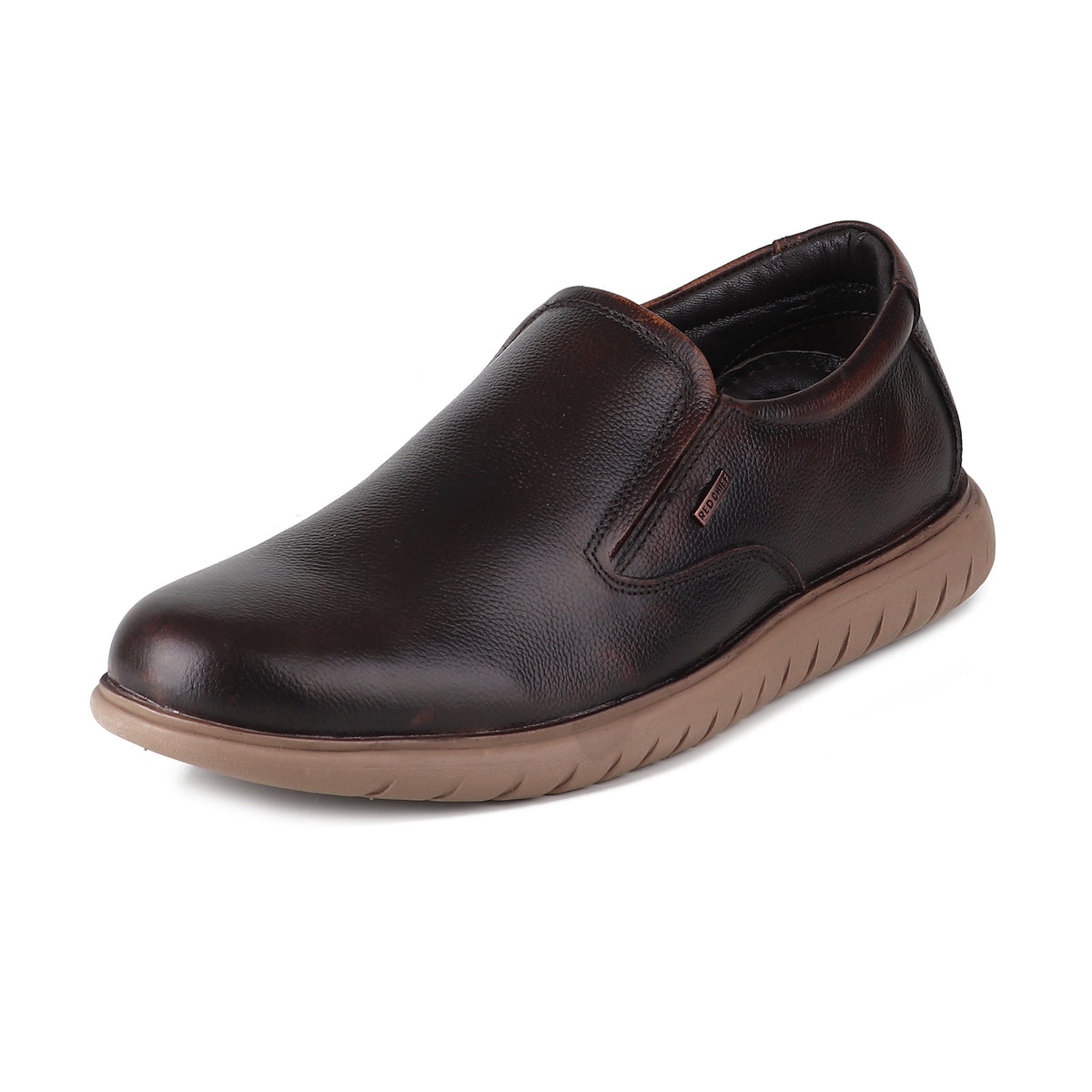 RED CHIEF Brown Leather Casual Shoes for Men RC25025 003