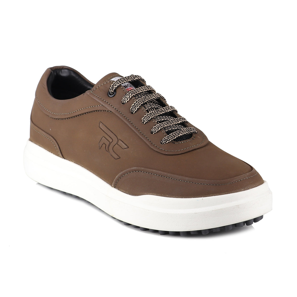 RED CHIEF Olive Leather Casual Shoes for Men RC2559 124