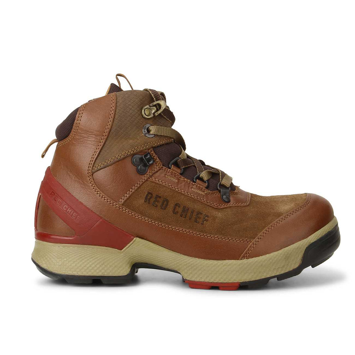 Red Chief Genuine Leather High Ankle Lace Up Casual Boot Shoes For Men |RC3051 287