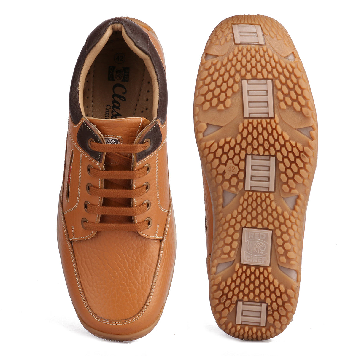 Red Chief Elephant Tan Casual Shoes for Men RC3520 107