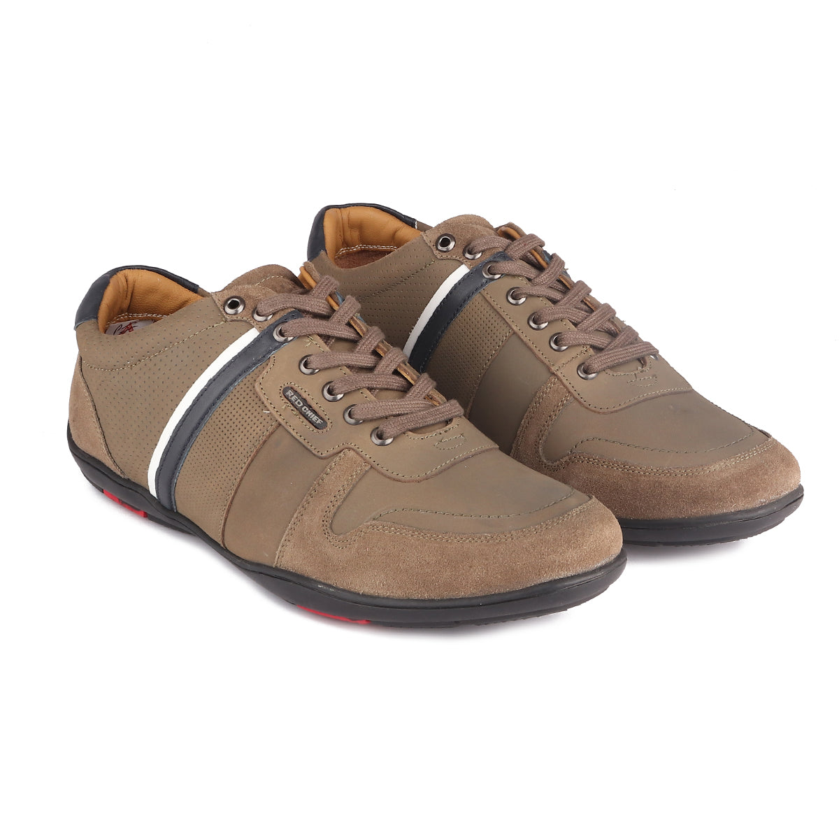 Red Chief Olive Green Casual Sneaker Shoes for Men RC3755 G0045