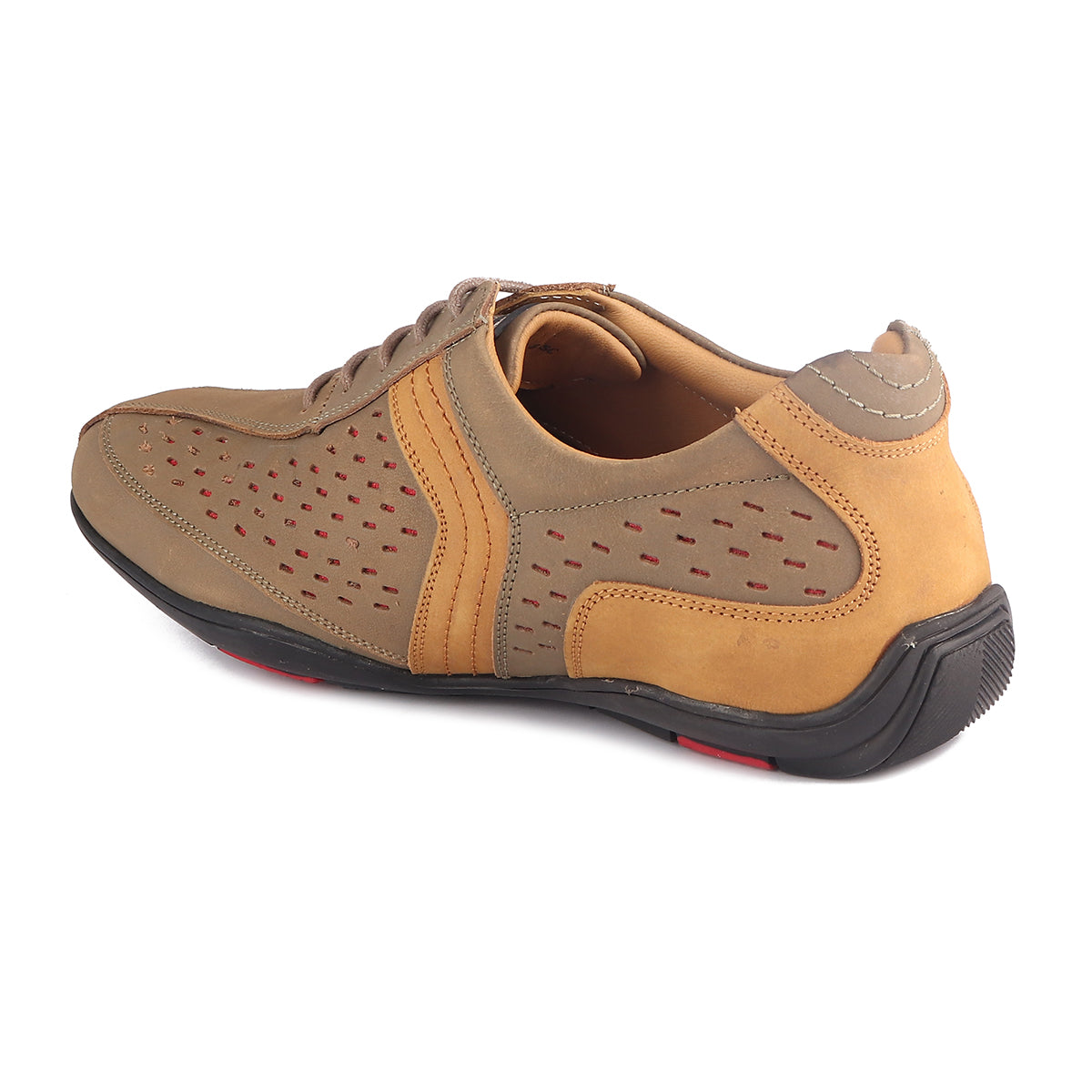 Red Chief Olive Green Casual Sneaker Shoes for Men RC3759 G0045