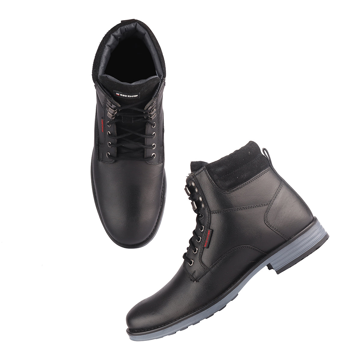 Red Chief Black Casual Boot for Men RC3770 001