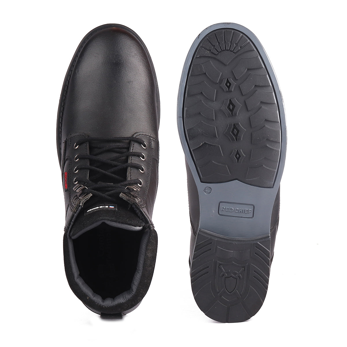 Red Chief Black Casual Boot for Men RC3770 001