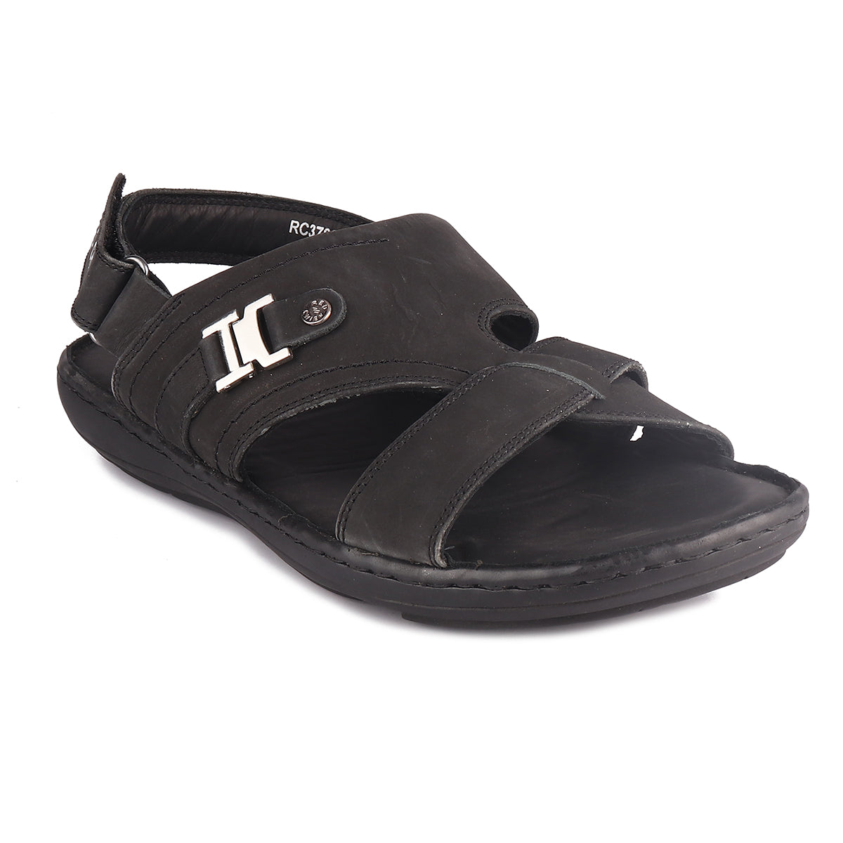 Red Chief Black Sandal for Men RC3790 001