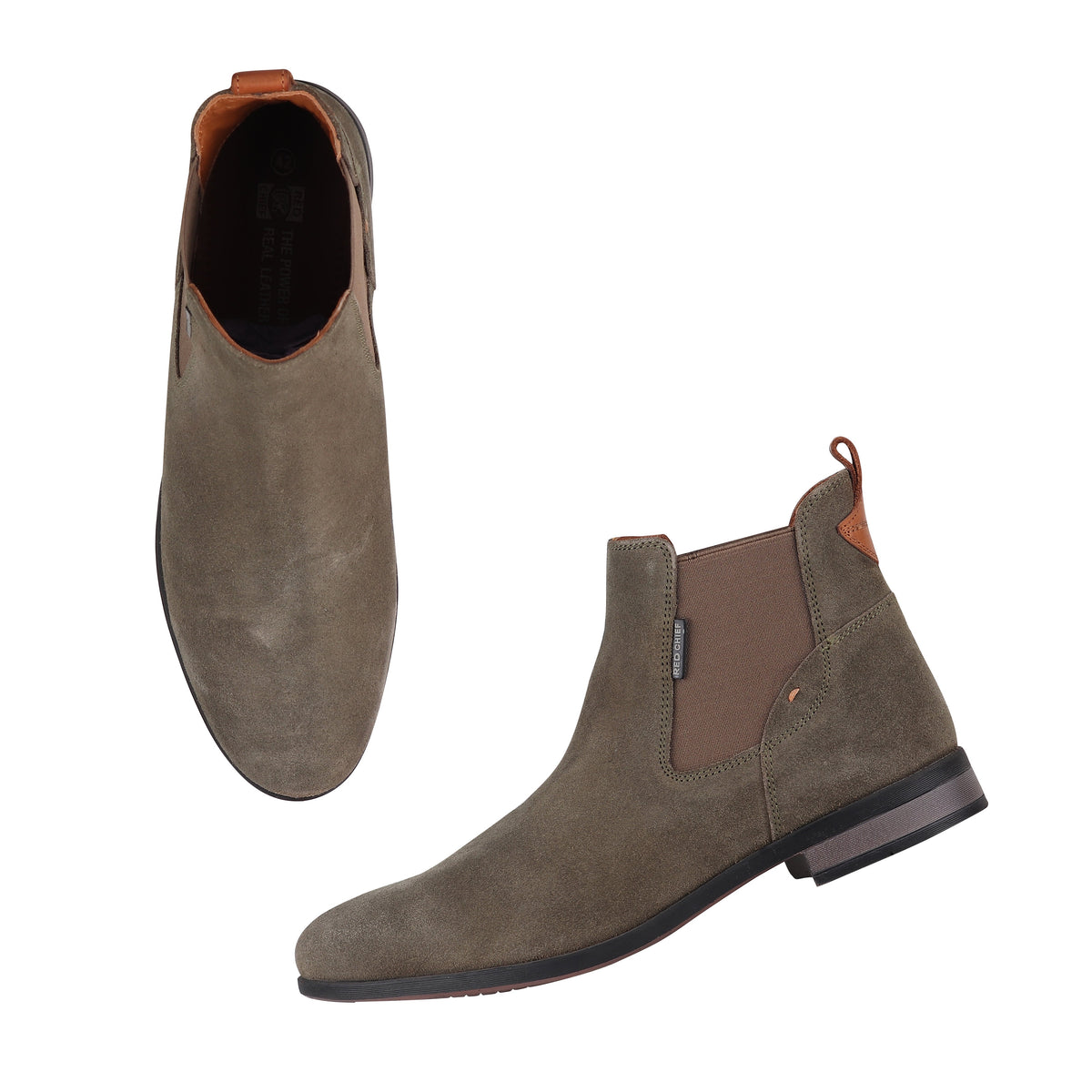 Red Chief Light Olive Casual Boot for Men RC3896 G0044