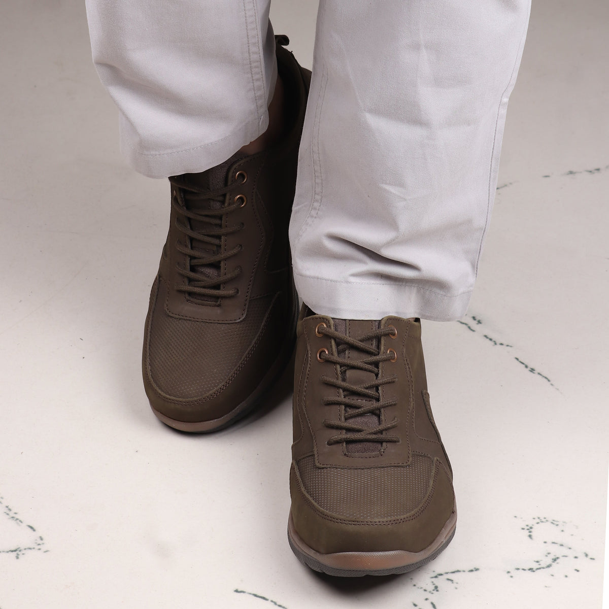 Red Chief Olive Casual Shoes for Men RC3898 124