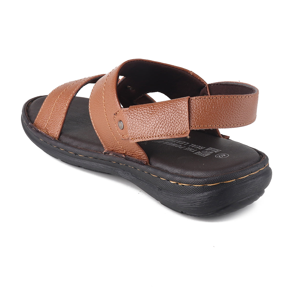 RED CHIEF Tan Leather Sandal for Men RC3908 006