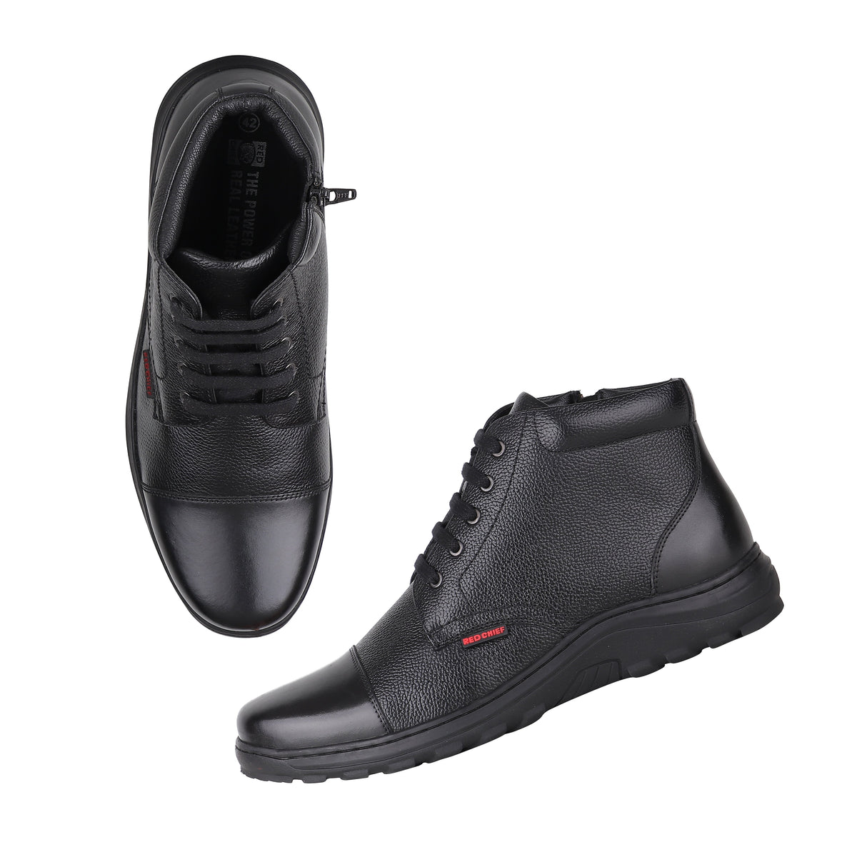 Red Chief Black Formal Boot Shoes for Men RC3933 001