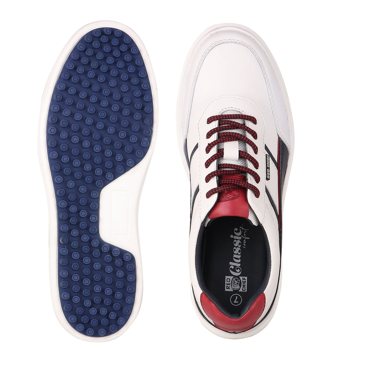 Red Chief White Color Casual Sneaker Shoes for Men RC3944 057