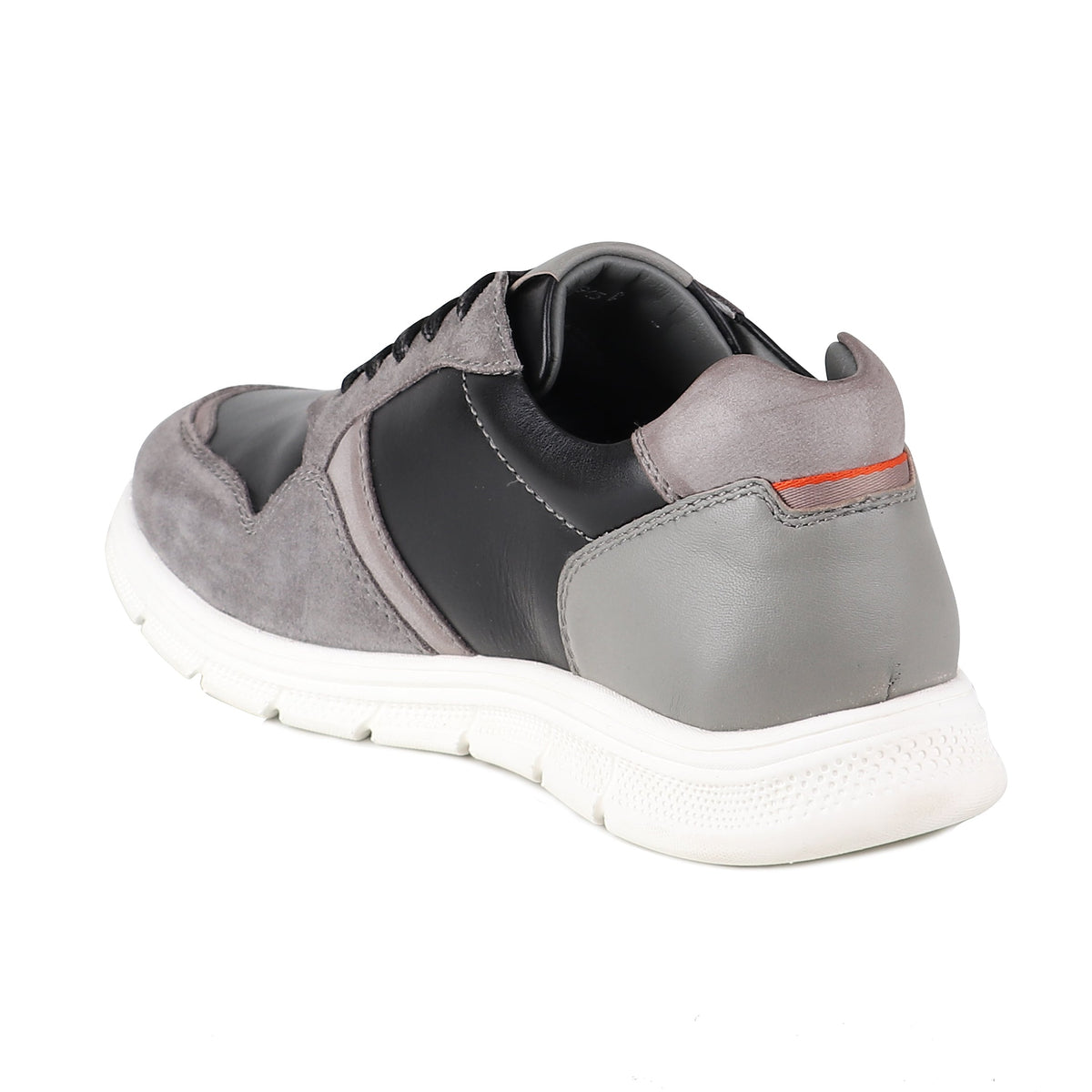 REDCHIEF Blk/Gray Leather Casual Oxford for Men RC3945 104