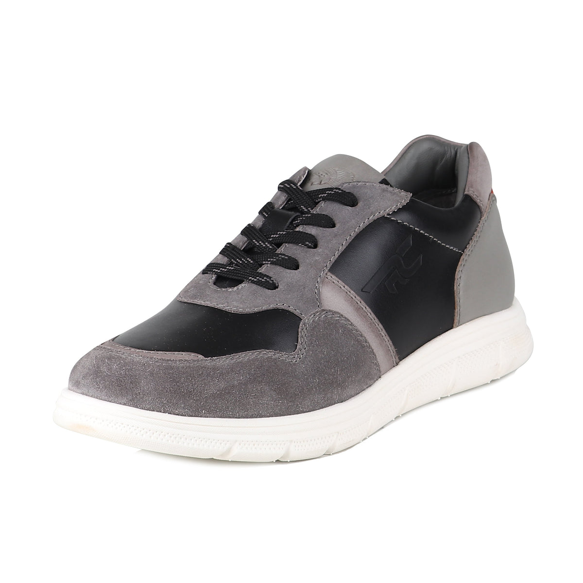 REDCHIEF Blk/Gray Leather Casual Oxford for Men RC3945 104