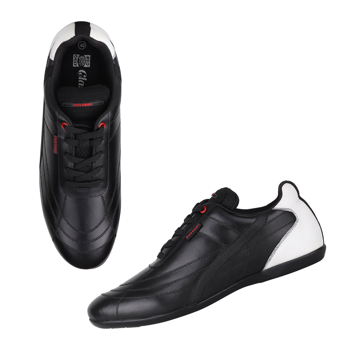 Red Chief Black Casual Sneaker Shoes for Men RC3971 001