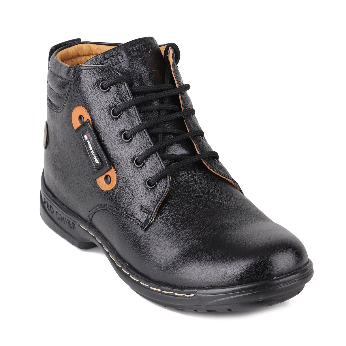Red Chief Black Casual Boot Shoes for Men RC6011 001