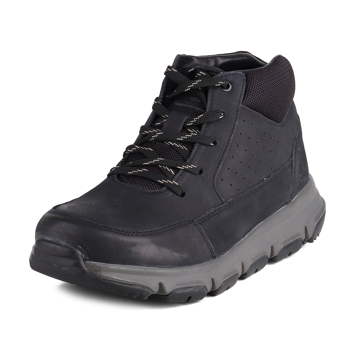 Red Chief Genuine Leather Low Ankle Lace Up Black Casual Shoes For Men |RC9300 001