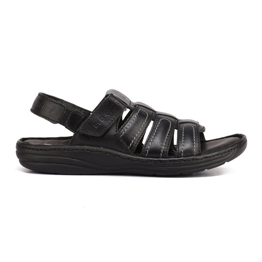 Red Chief Black Sandal for Men RC1086 001