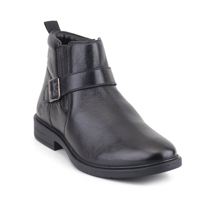 Red Chief Black Formal Chelsea Boot Shoes for Men RC4072 001
