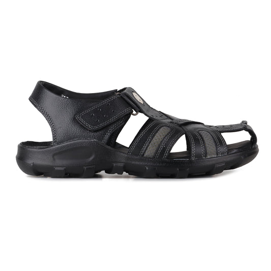 Red Chief Black Sandal for Men RC0317 045