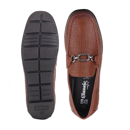 Red Chief Tan Casual Loafer Shoes for Men RC4014 006